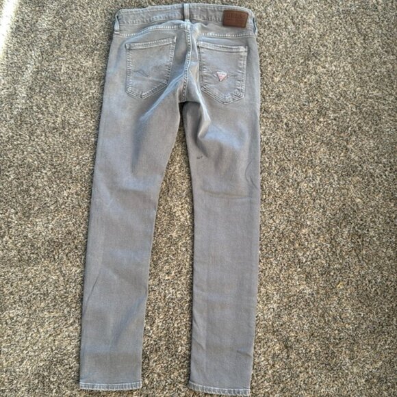 Guess 32 x 30 Gray Skinny Jeans - Picture 7 of 12